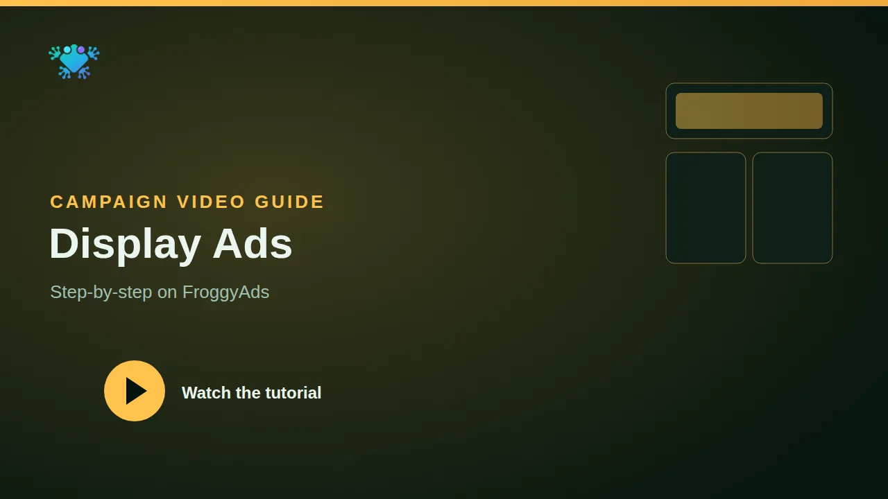 How to Create a Display Ads Campaign video thumbnail