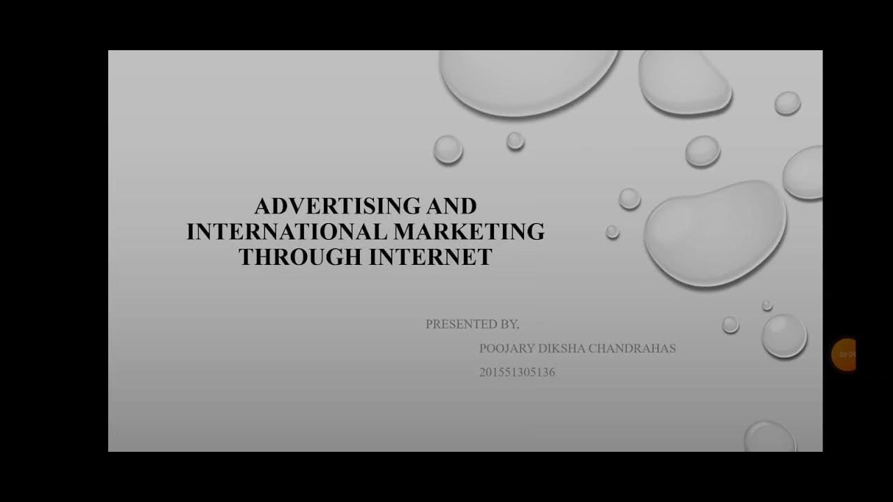 Advertising and International Marketing through internet(meaning, types, advantages, disadvantages)