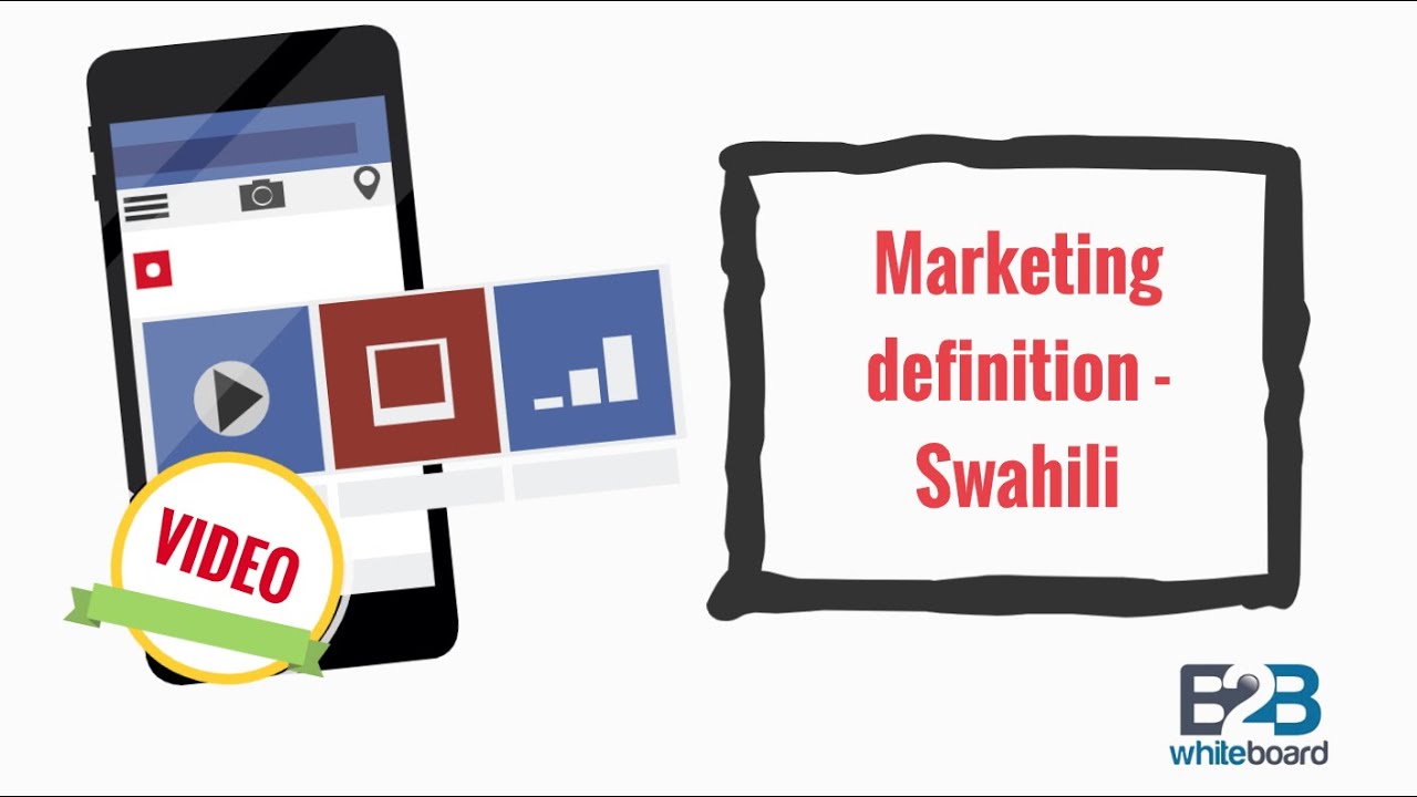 Marketing definition - Swahili