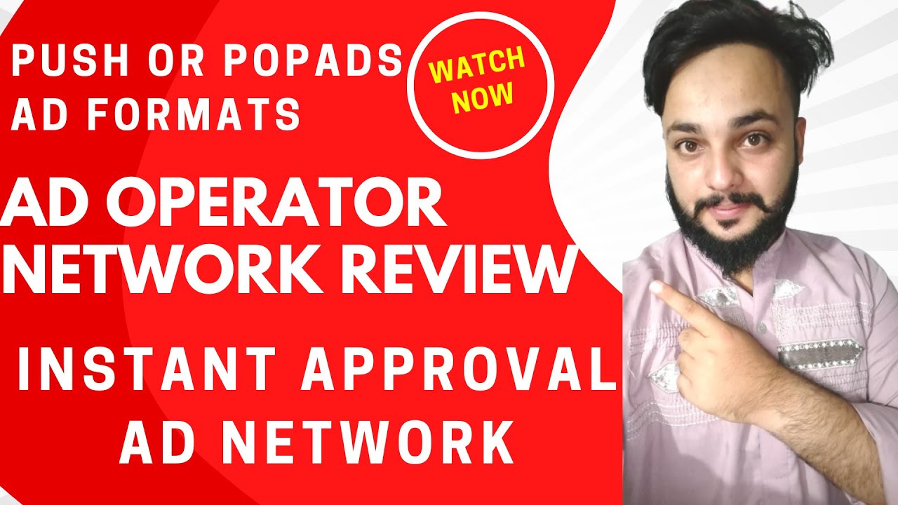 AD Operator AD Network Review - New Push AD Network