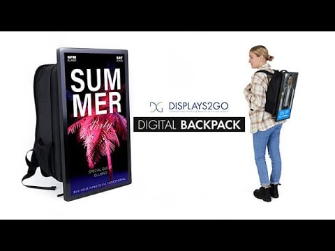 Digital Backpack Billboard | Displays2go®