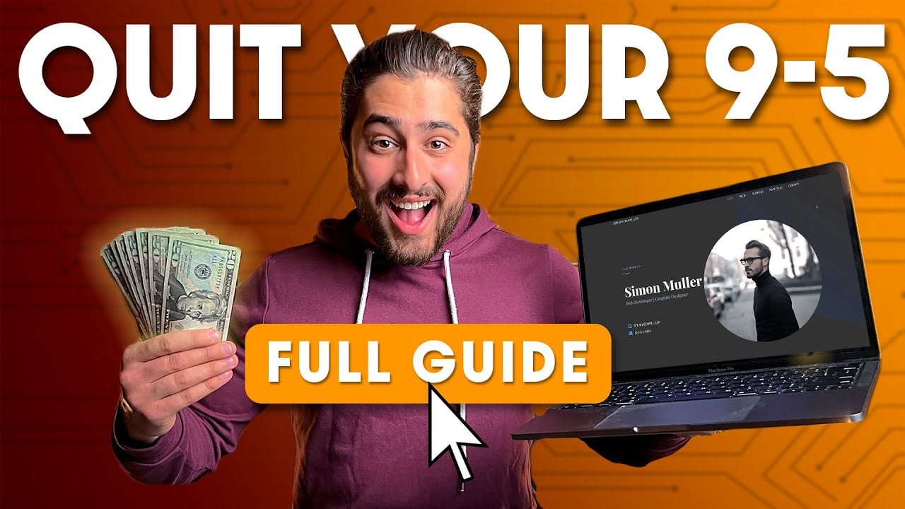 How to Become a FULL TIME Web Designer | Full Guide