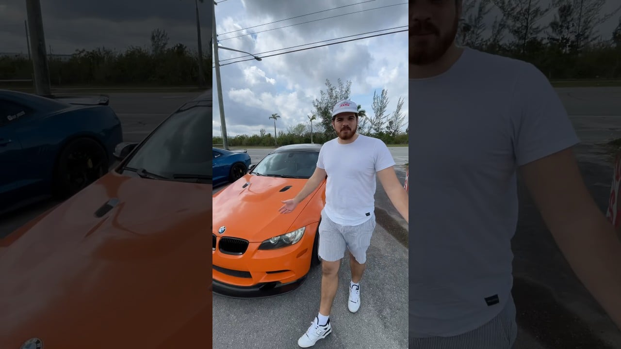 POV: American muscle car guy's first time driving a German V8