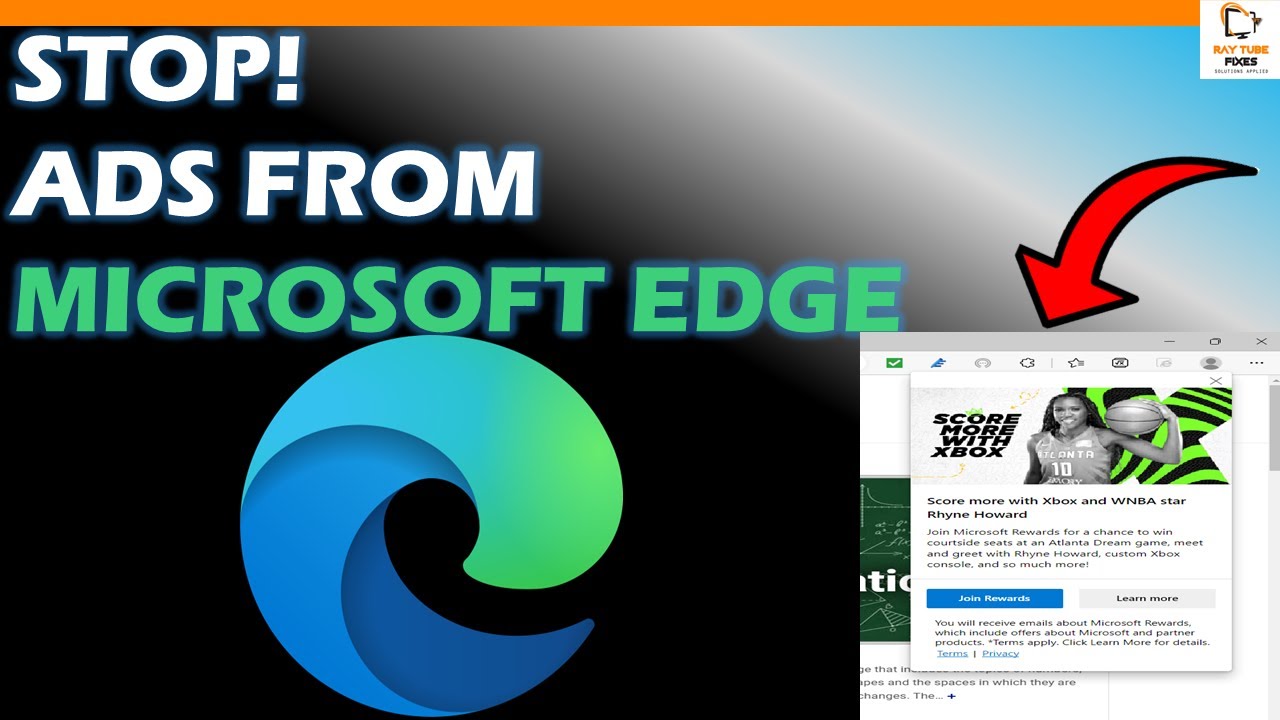 STOP!!! Ads from Microsoft Edge Browser