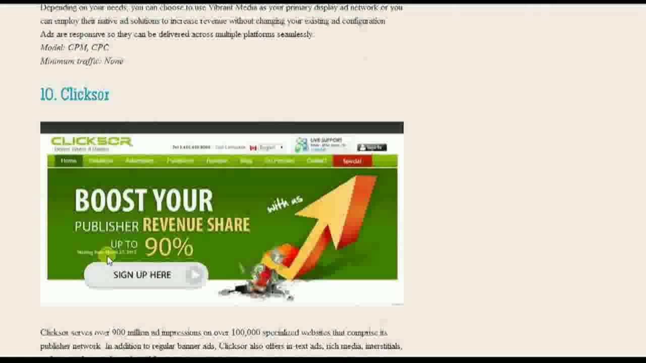 20 Best Ad Networks For Publishers work from home