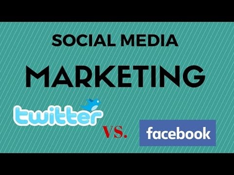 Social Media Marketing Facebook vs. Twitter