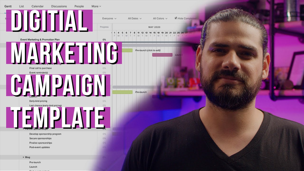 Digital Marketing Campaign Examples & Template | TeamGantt