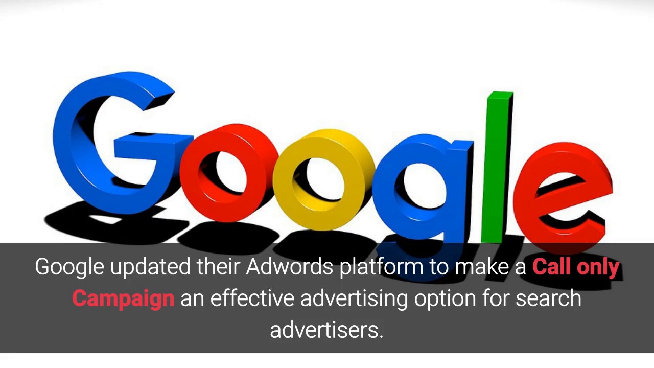Call Only Campaign In Google Adwords - Client Generating Expert