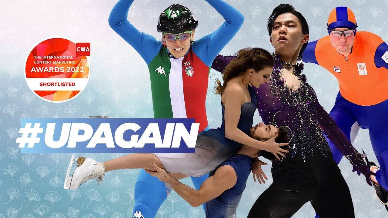 #UpAgain shortlisted for the 2022 International Content Marketing Awards