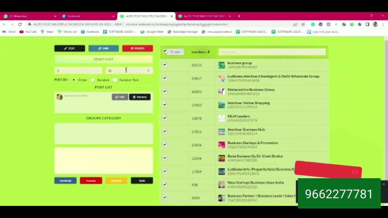 Facebook Auto Group Poster | FacebookGroup Poster Software 2023
