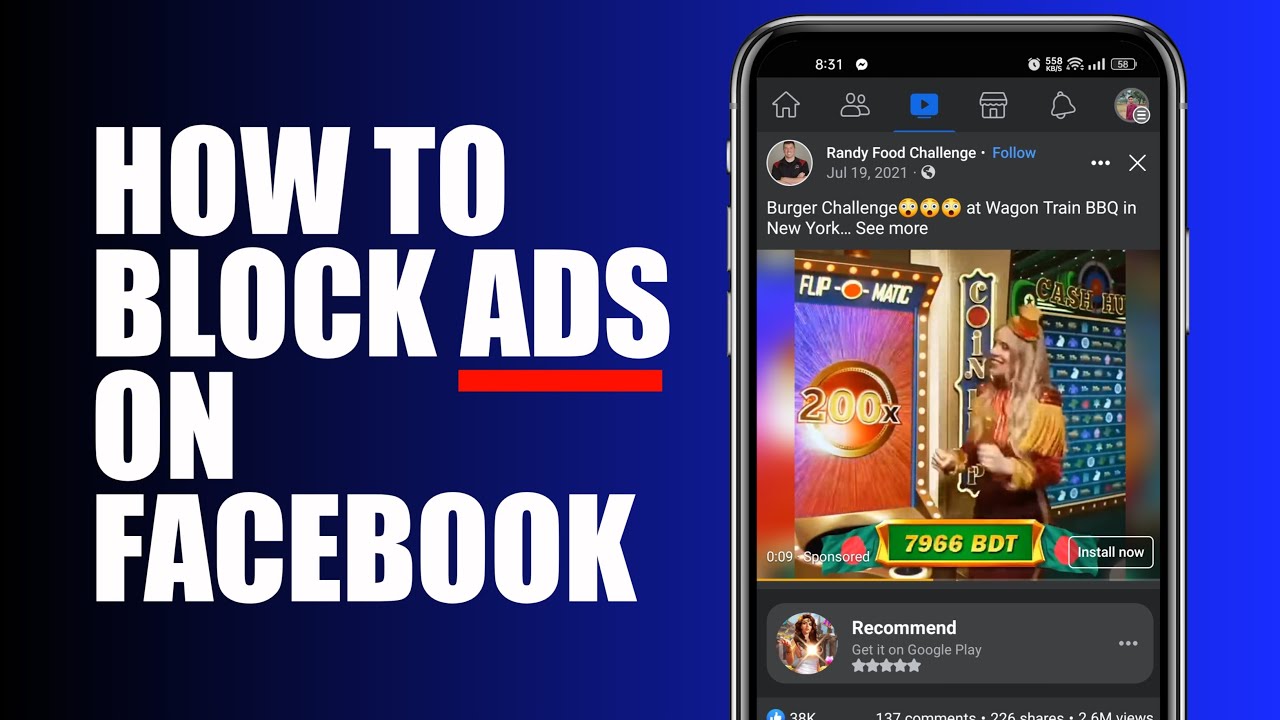 HOW TO BLOCK FACEBOOK ADS ON ANDROID & iOS