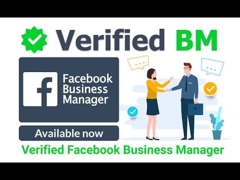 Buy Facebook Verified Business Manager with 5 Ads Account + Buy Facebook Verified Account for Sale