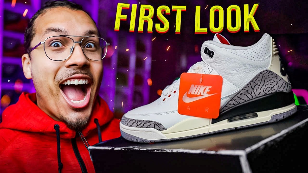 FIRST LOOK Air Jordan 3 White Cement 2023 Retro