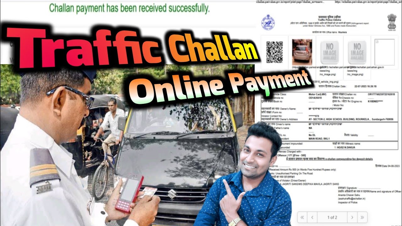 how to pay online traffic challan || traffic fine challan payment kaise karen