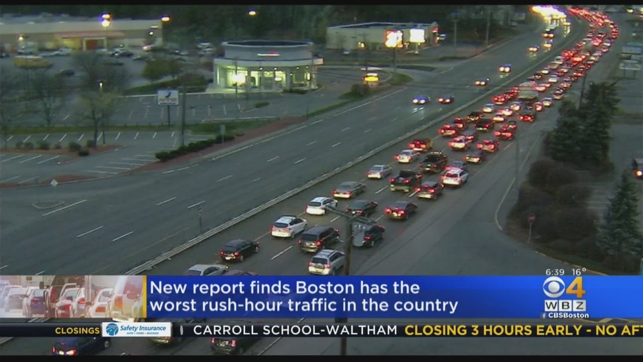 New Report Finds Boston Has Worst Rush-Hour Traffic In The Country