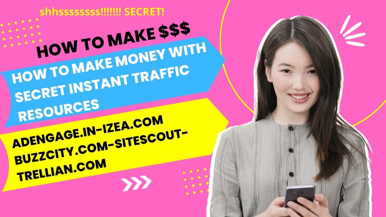 Instant Traffic Resources Adengage Izea Buzzcity Sitescout Trellian | Website Traffic Generator Ads