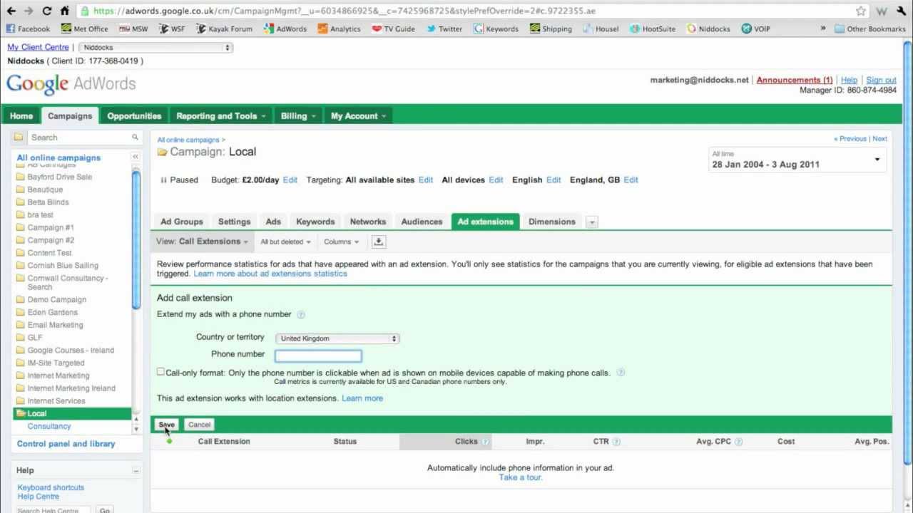 "How To..." Setup Google AdWords for Mobile