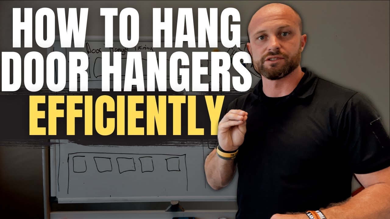 STOP Hanging Door Hangers Inefficiently // Do THIS Instead