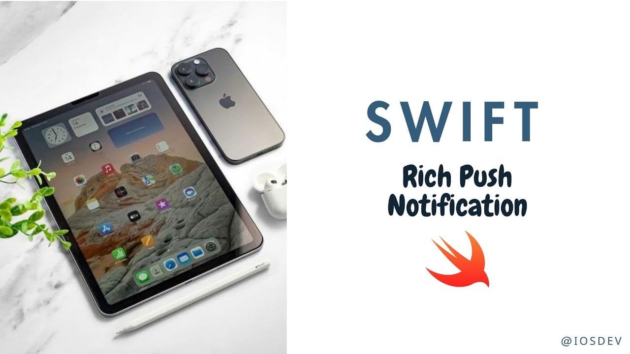 Rich Push Notification | Firebase | Xcode | Swift | iOS Tutorial | 2023