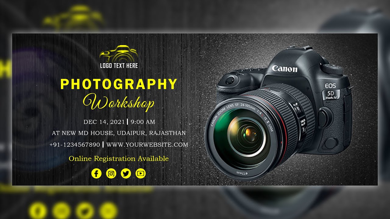 Photography Web Banner Design