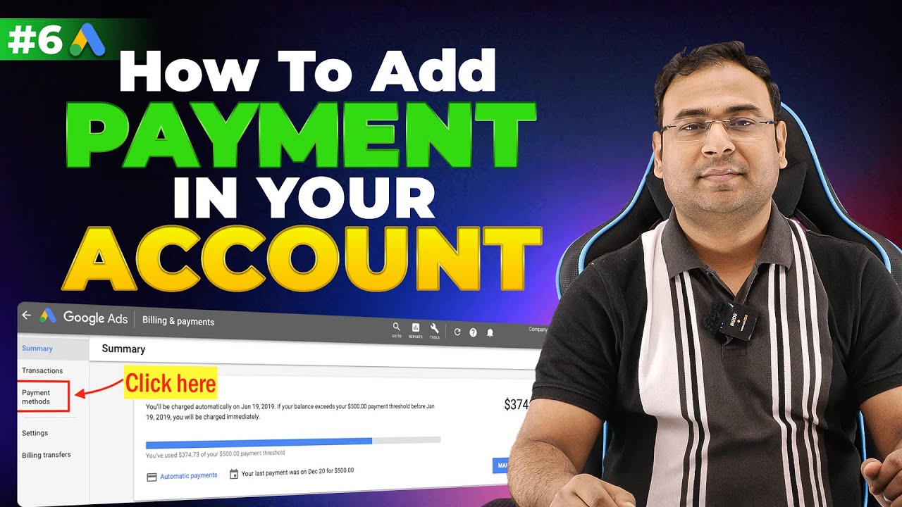 Google Ads Course | Adding Payment Methods in Google Ads | Part#6 | UmarTazkeer