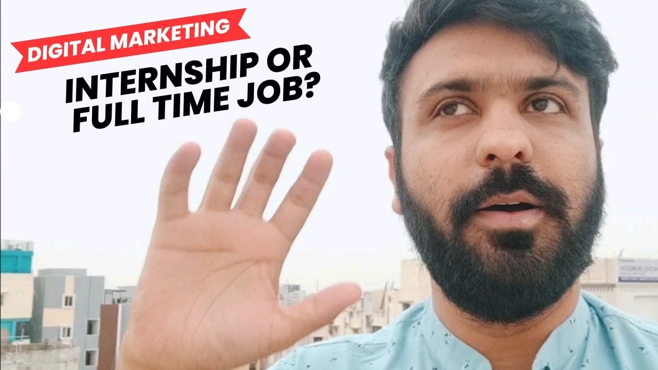 Digital Marketing Internship or Full Time Job After Course Completion | #vikramthinks
