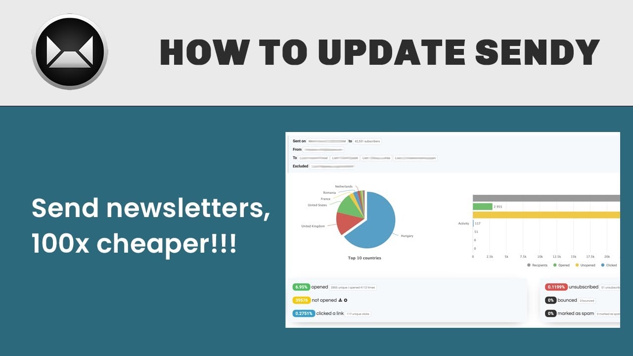 Update Sendy 📧 Cheap Email Marketing 📧 Cheap Newsletter System