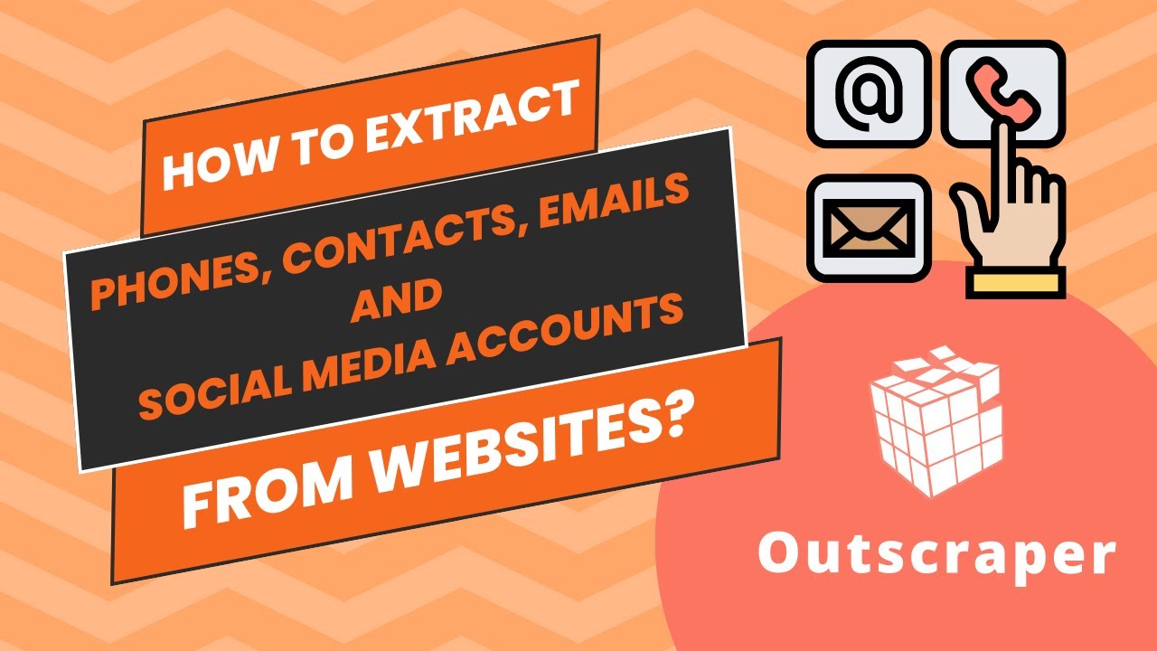 How to Extract Emails, Phones, Contacts, Facebook and Other Social Media Links From Websites?