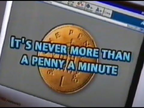 AOL UK TV Advert - 1p A Minute (2000) Millenium
