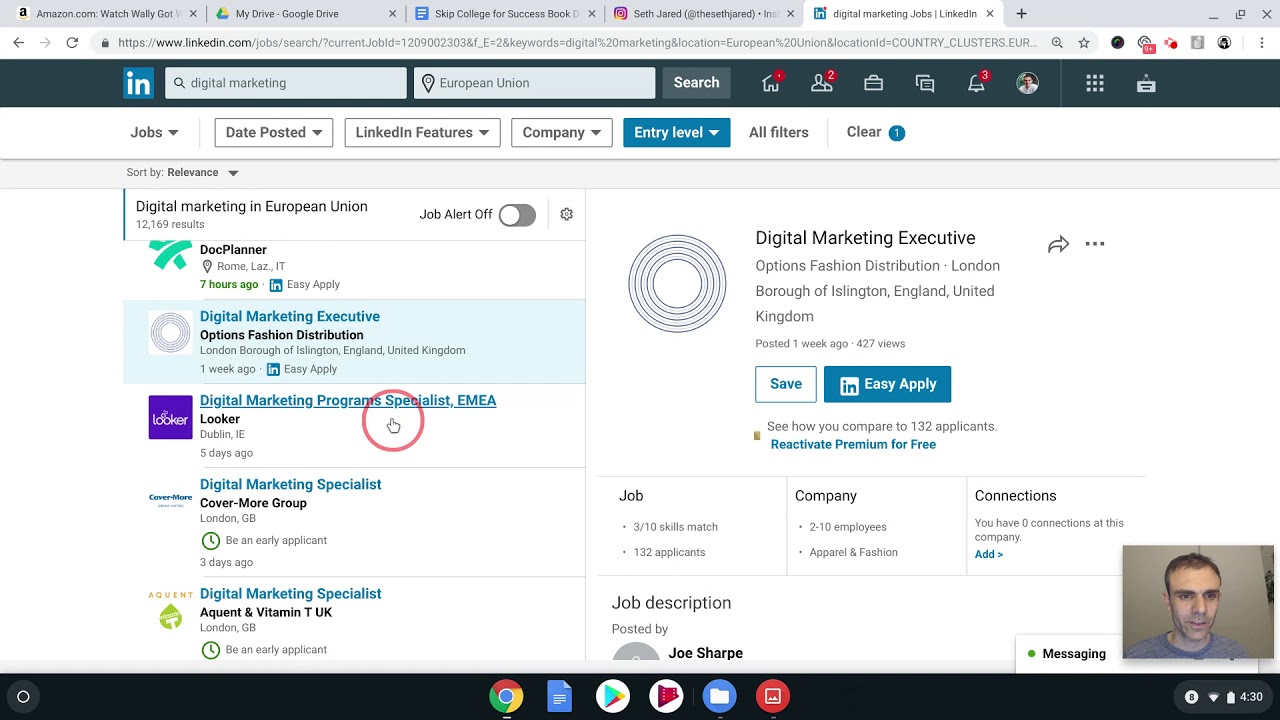Digital Marketing Jobs in Europe