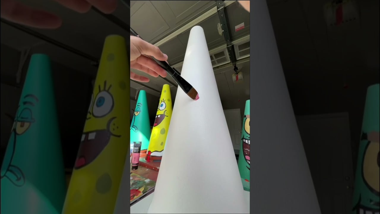 Turning Traffic Cones Into Cartoon Characters Pt. 5!? 🚨🚨