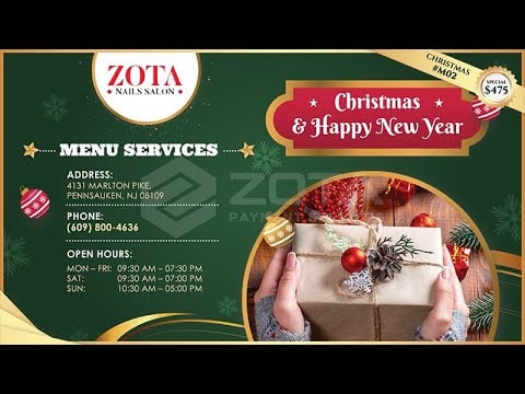 Zota Marketing - Digital Signage - Holiday Theme #M02