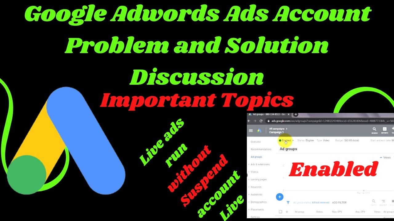 Google adwords ads account suspended problem and solution discussion | Important Topics