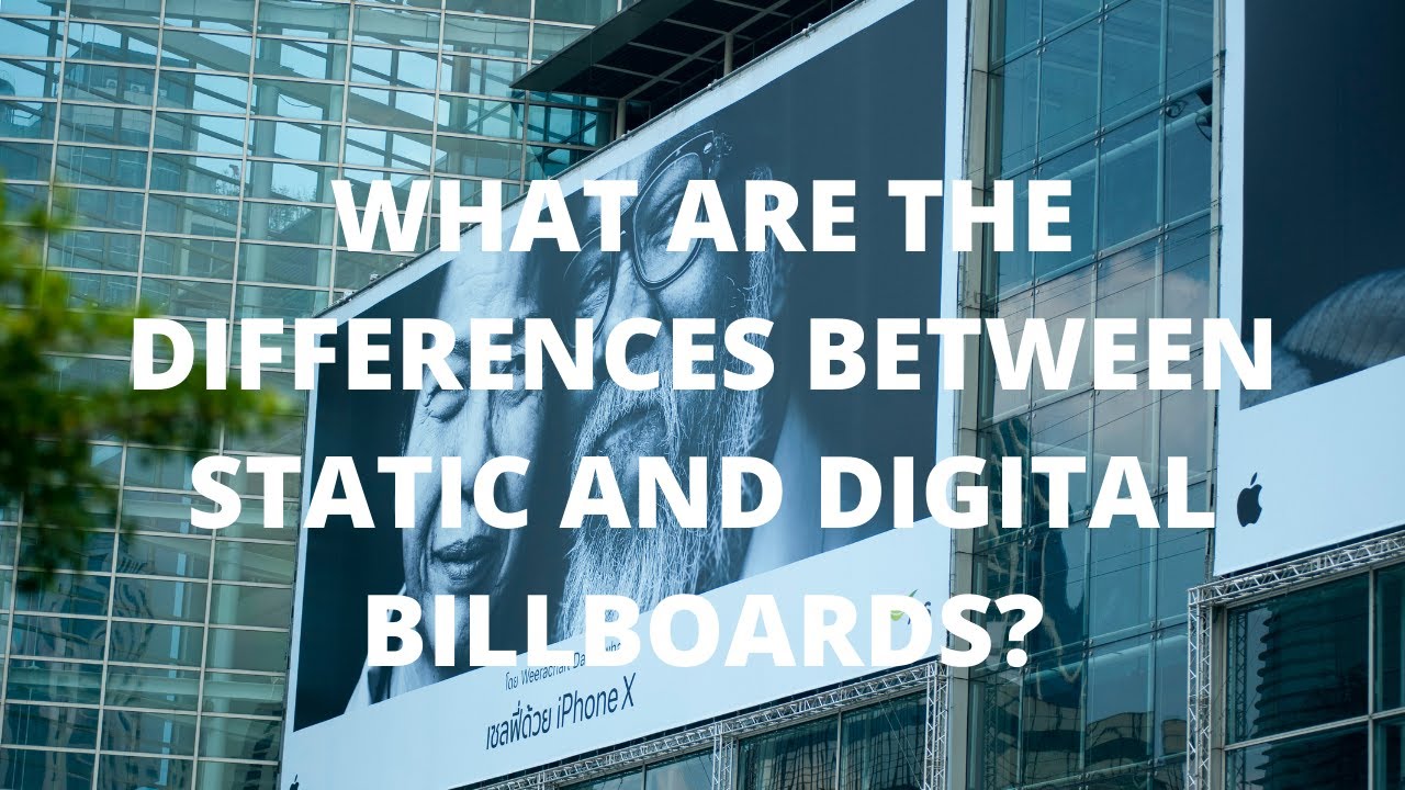 What are the differences between digital billboards and traditional static billboards?
