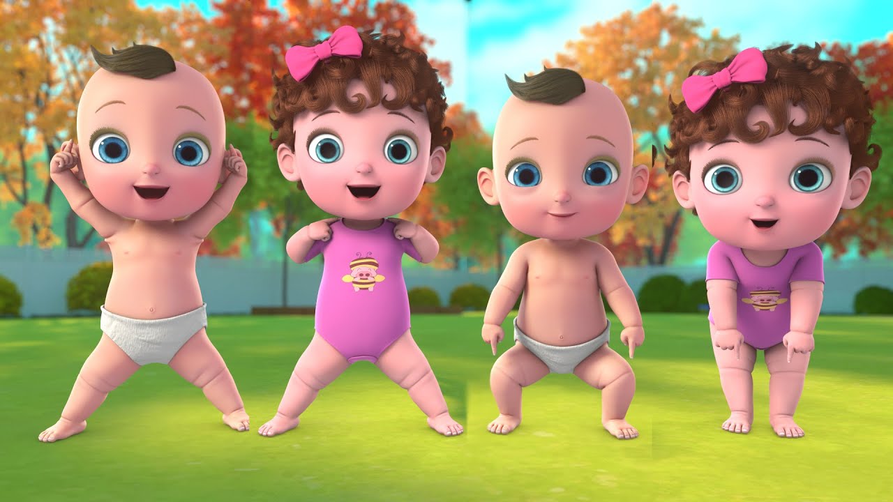 Head Shoulders Knees And Toes + More Nursery Rhymes & Kids Songs | NuNu Tv