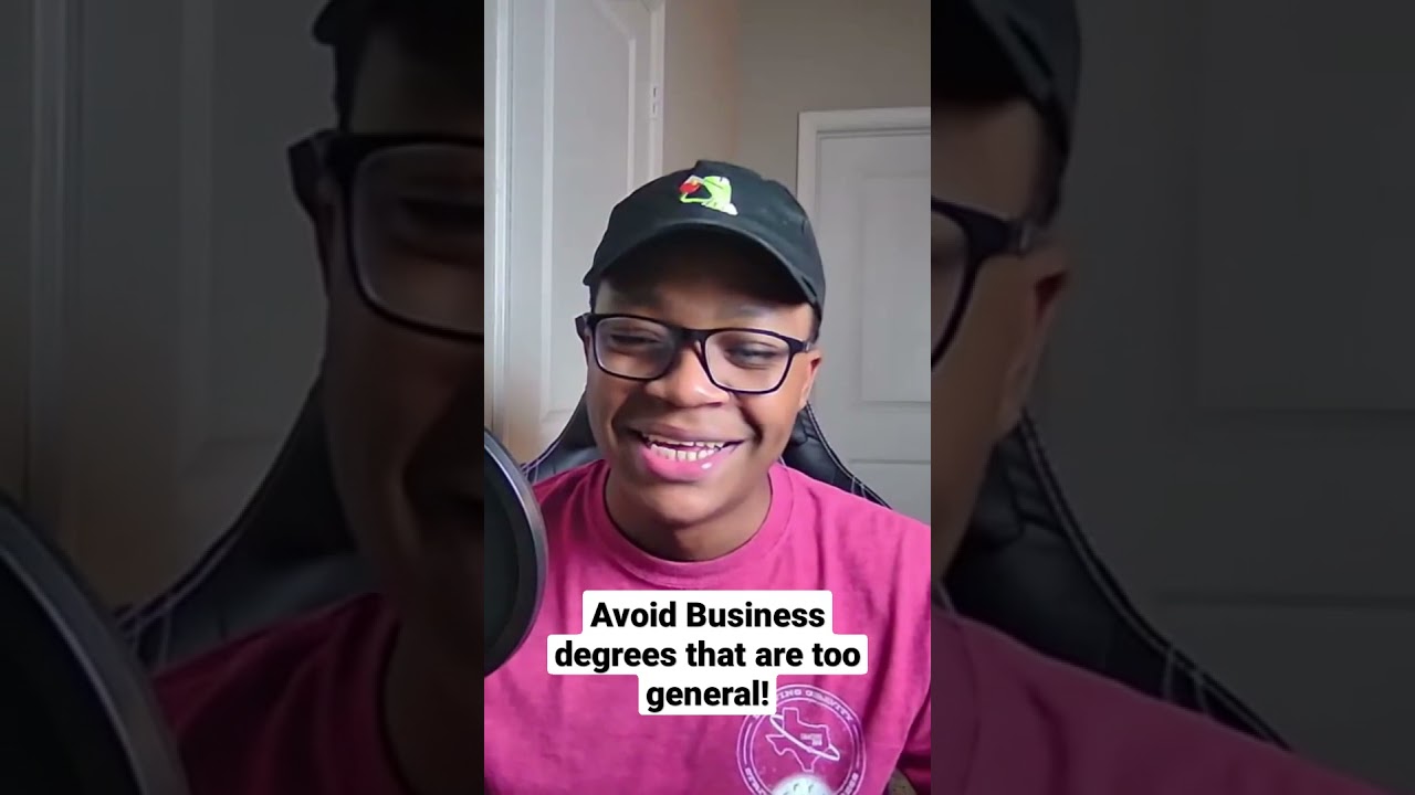 Avoid business degrees that are too general! #shorts