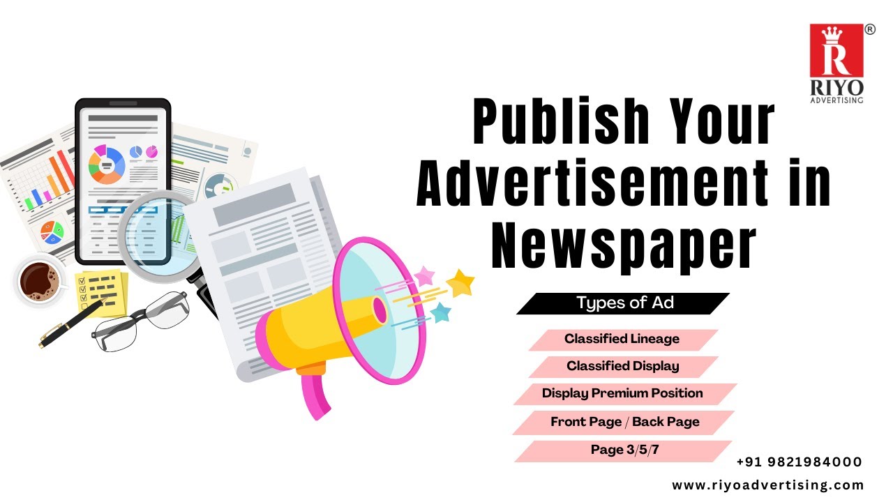 Why to Choose Riyo Advertising | India's leading Advertising Agency. Call: 9821984000 #newspaperad