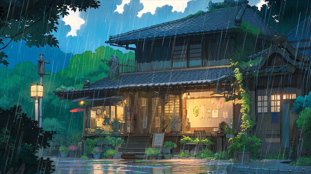 RAINY SUMMER DAY IN JAPAN 🌧️ Chill Summer Lofi 🌧️ Deep Focus To Study/ Work [ Lofi Hip Hop ]