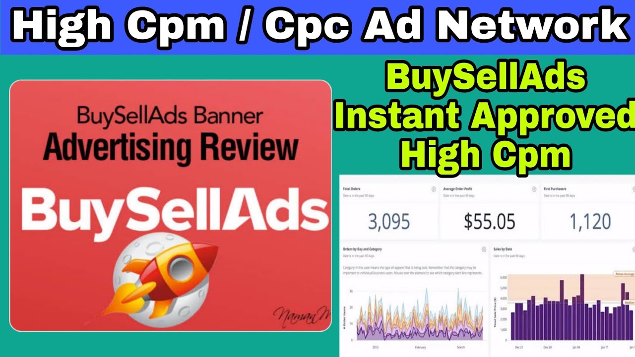 BuySellAds High Cpm Ad Network Instant Approved Trick Google Adsense Alternative Ads network