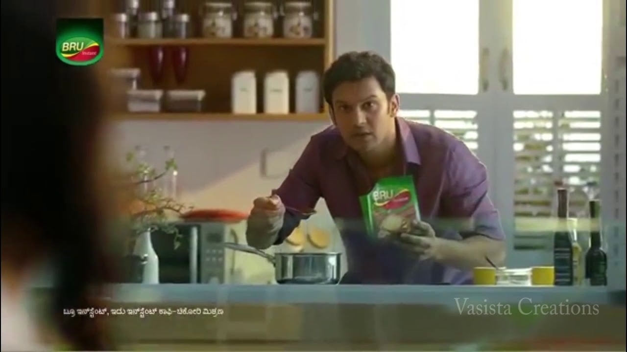 BRU COFFE ADVERTISEMENT IN SANSKRIT