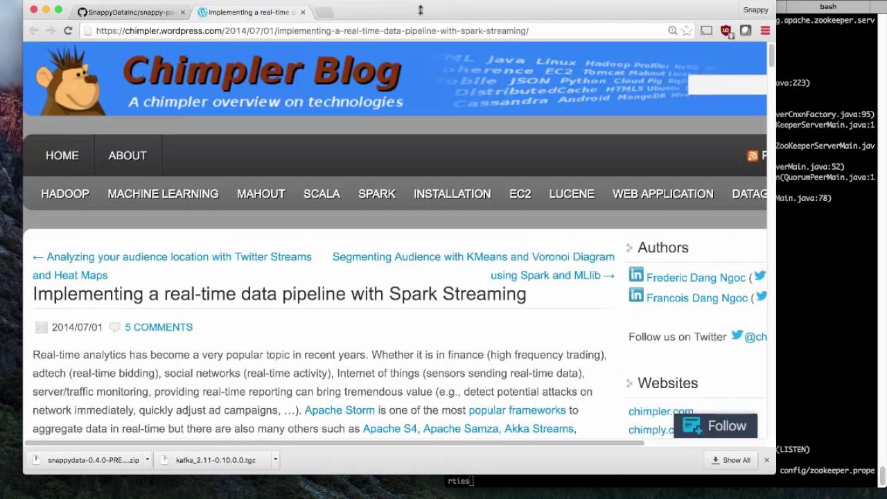 SnappyData Ad Analytics code example: how to get it running