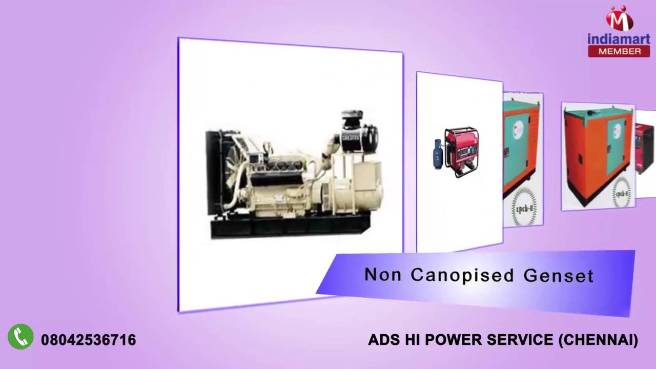 LPG Generator and Power Genset By Ads Hi Power Service, Chennai