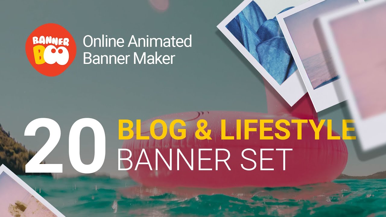 20 Blog & Lifestyle Advertising Templates | BannerBoo Banner Maker