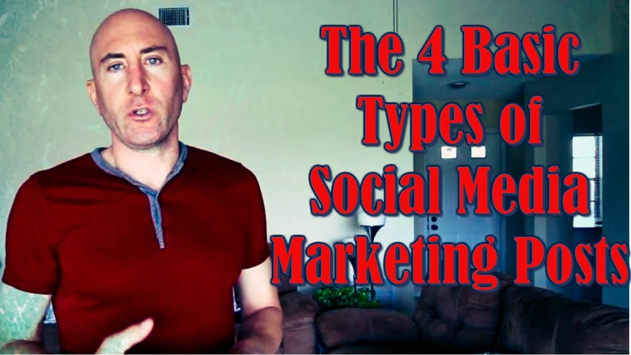 4 Basic Types of Social Media Marketing Posts