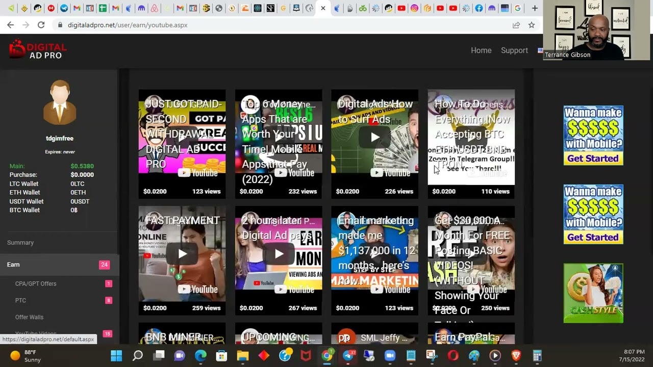 Digital Ad Pro Get Paid While You Grow Your Business!!! Buying My First Ads!!!!