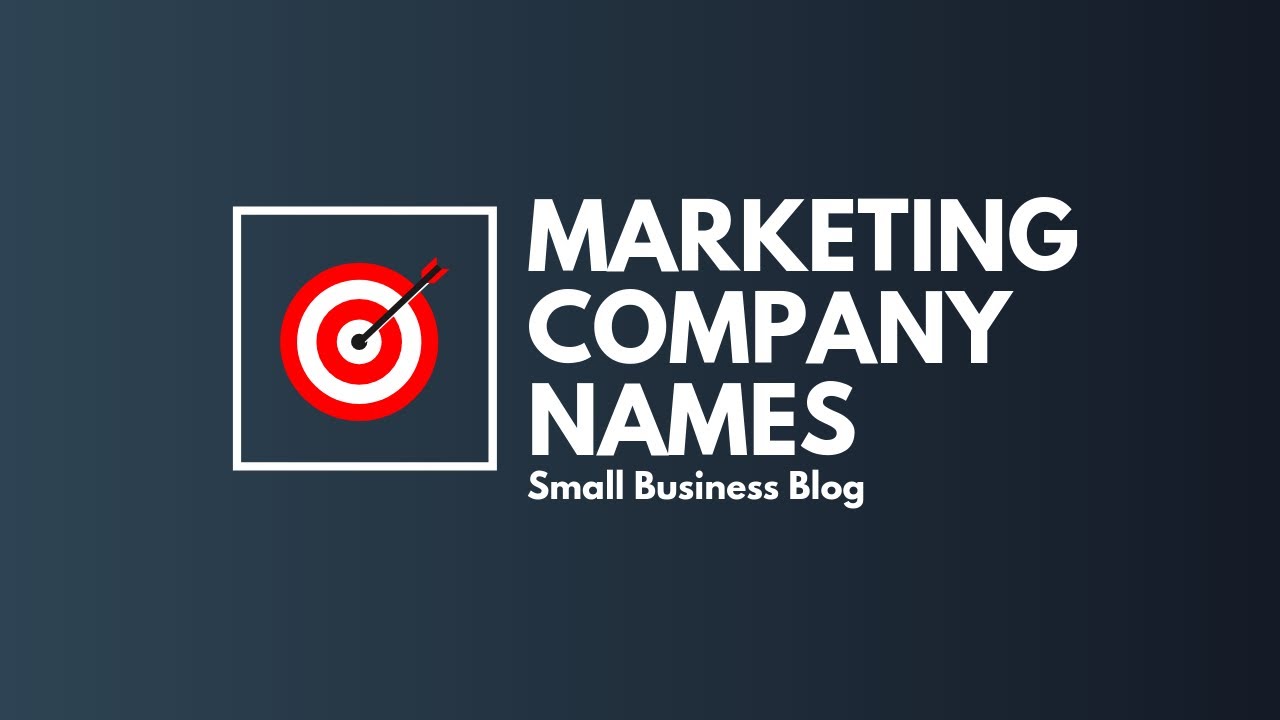 Catchy Marketing Company Names
