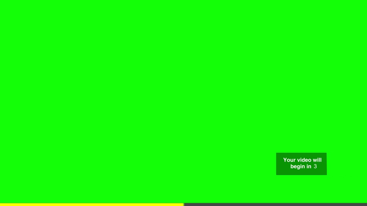Most legit looking “skip ad” green screen
