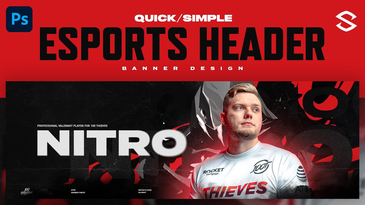 PS Tutorial: Quick Simple Esports Banner Design