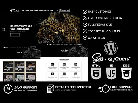 Titan - Web Design Agency WordPress Theme