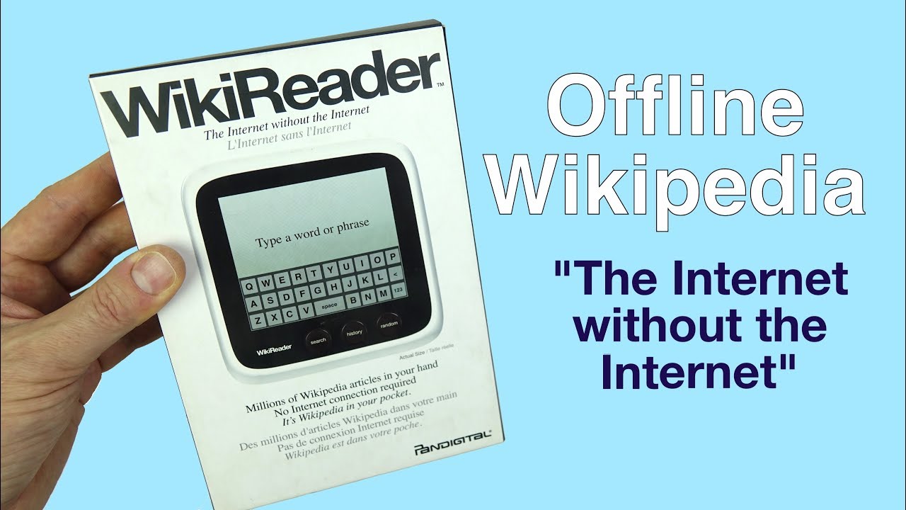 WikiReader - Offline Wikipedia "The Internet without the Internet"